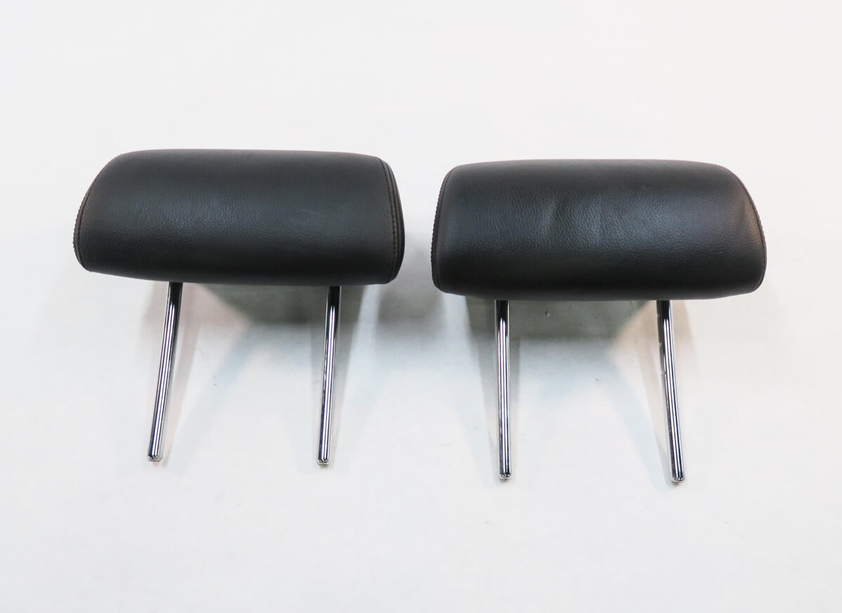 Thumbnail 2: 2008 BMW M5 ///M (E60) REAR LEFT & RIGHT ///M SPORT SEAT HEADREST SET-2 (BLACK)