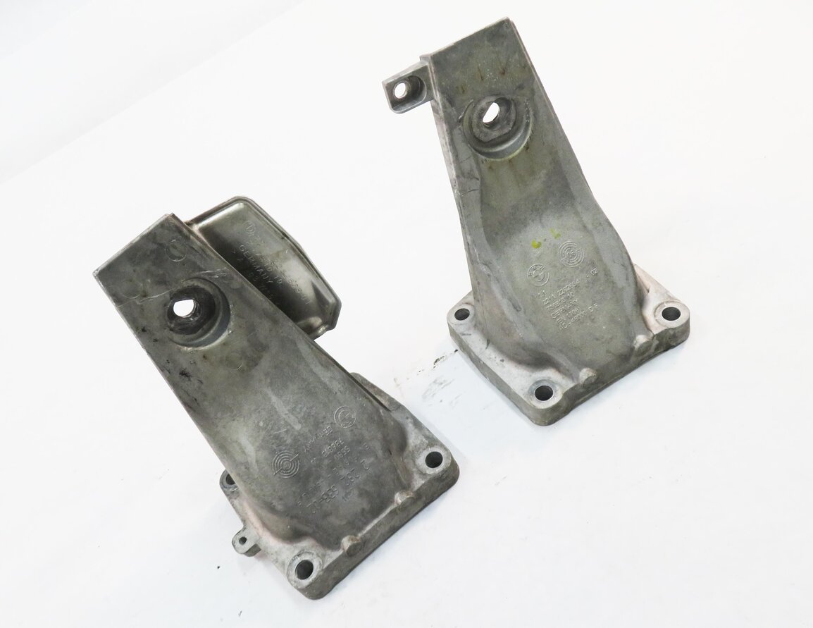 2008 BMW M5 ///M (E60) 5.0L S85 V10 LEFT & RIGHT ENGINE MOTOR MOUNT BRACKET SET