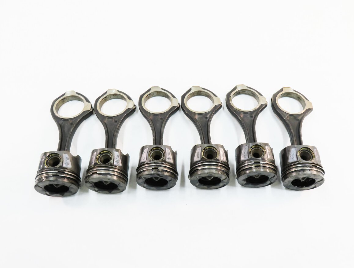 Thumbnail 3: 12-17 MERCEDES GL350 GLS350D ML350 S350 (W166 X166 W221) 3.0L DIESEL PISTON SET
