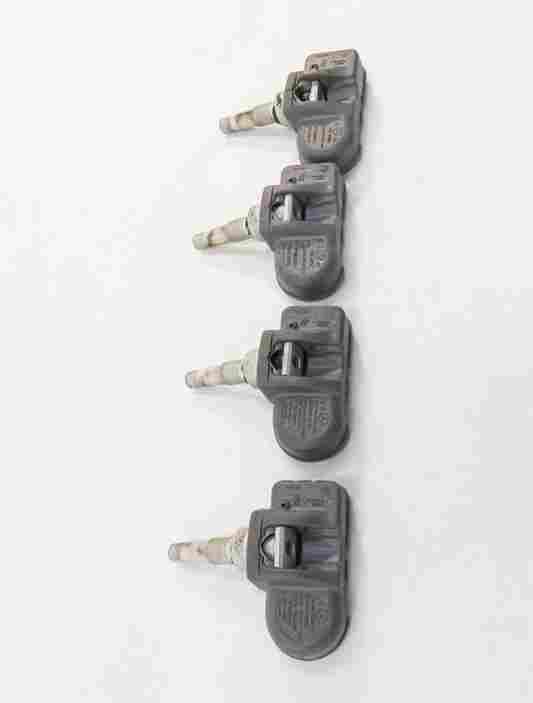 Thumbnail 4: 2012 MERCEDES ML350 (W166) TIRE PRESSURE MONITOR TPMS WHEEL SENSOR SET/4