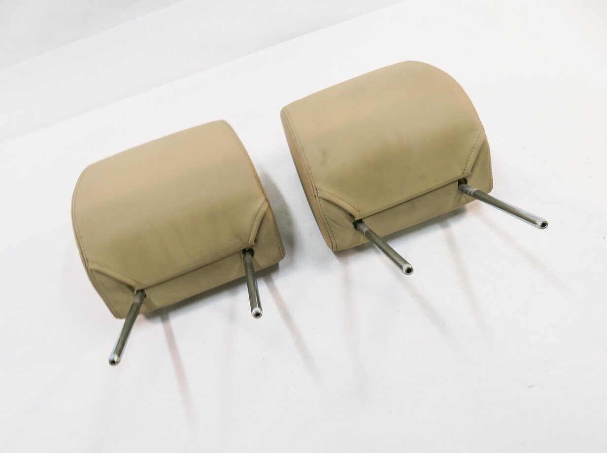 2007 RANGE ROVER SPORT (L320) FRONT LEFT & RIGHT SEAT HEADREST SET-2 (BEIGE)