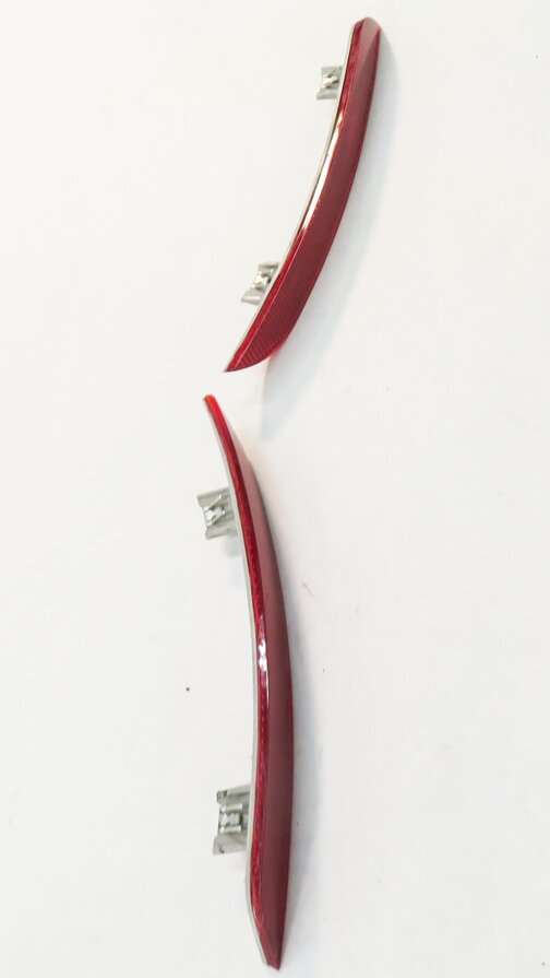 Thumbnail 2: 2012 BMW 535i (F10) LEFT & RIGHT REAR BUMPER MARKER REFLECTOR SET-2