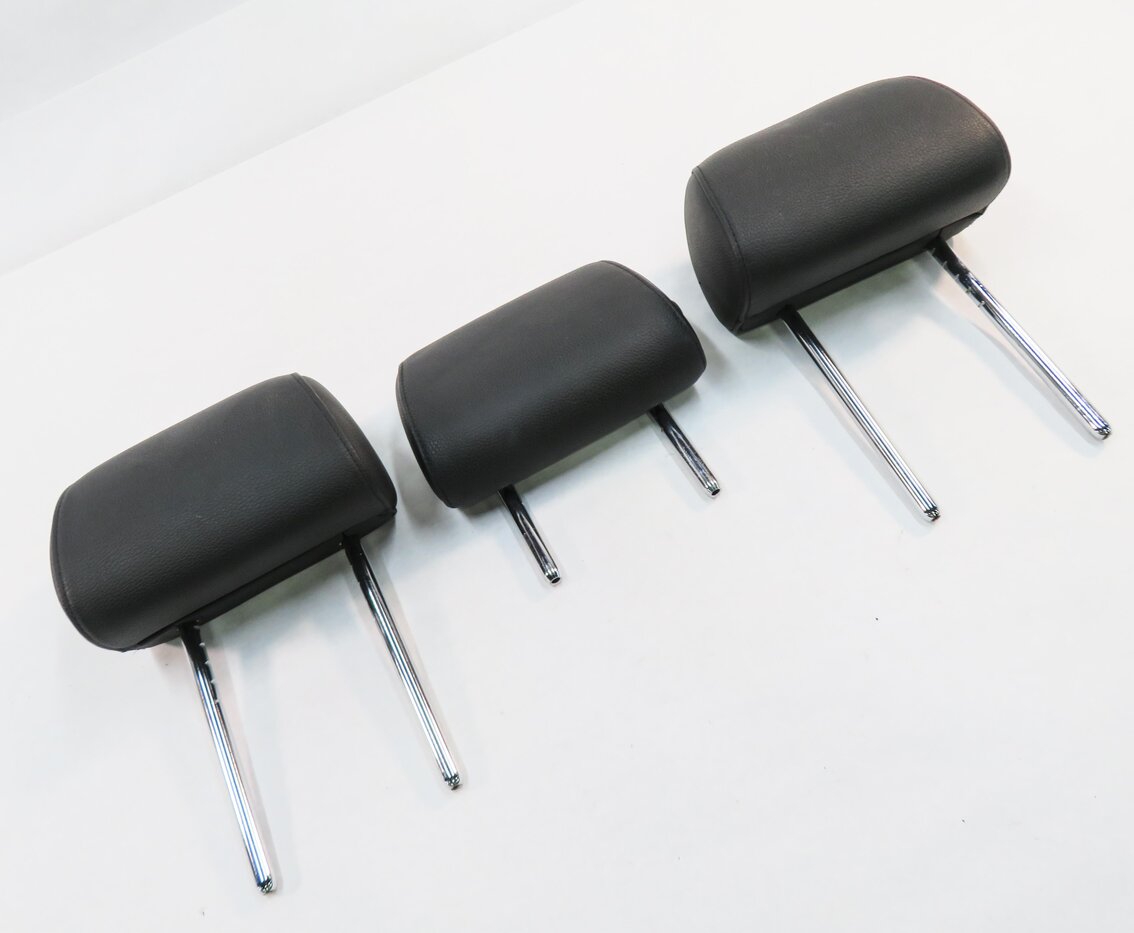 2012 BMW 535i (F10) REAR SEAT HEADREST SET-3 (BLACK LEATHER LCSW)
