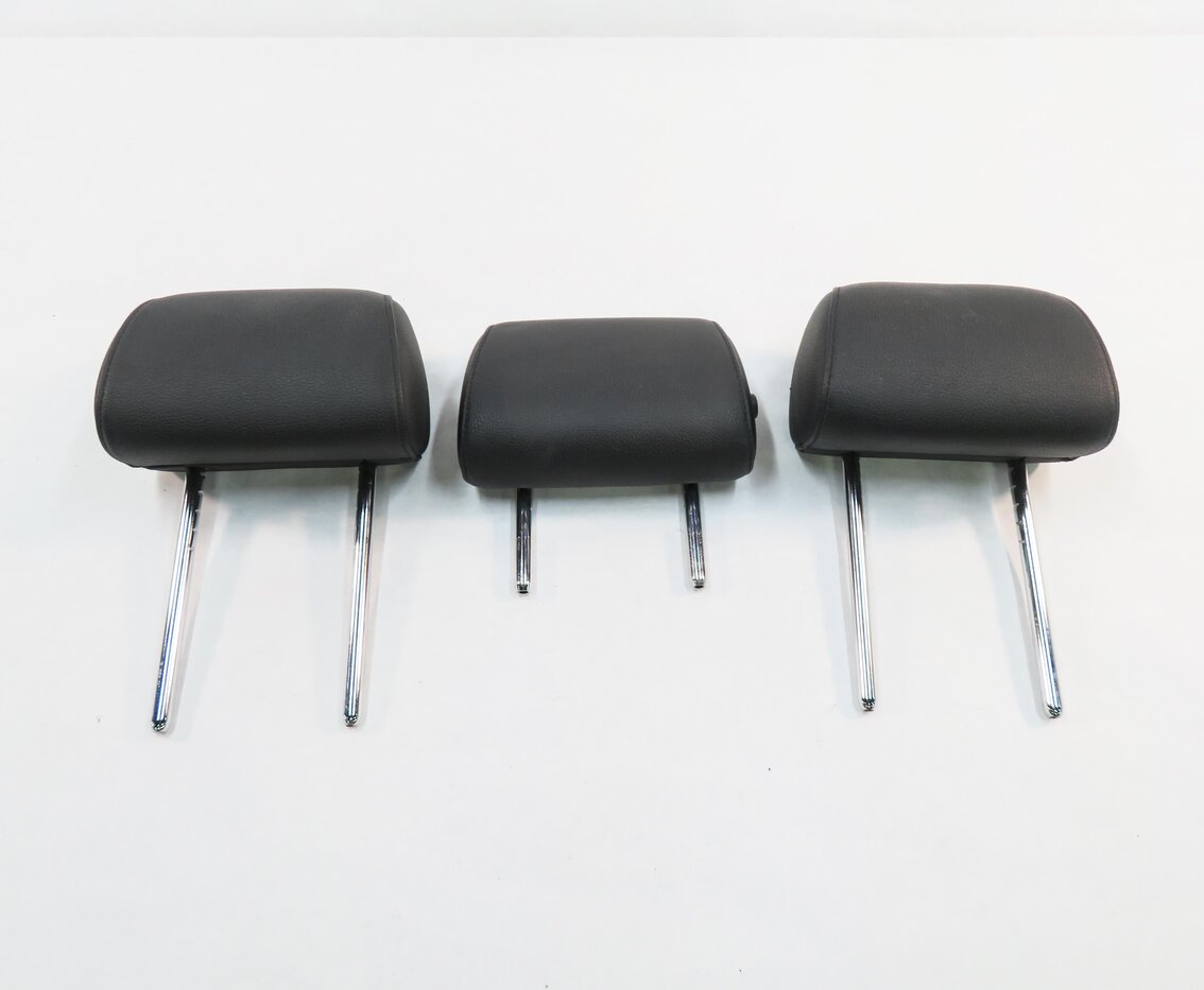 Thumbnail 2: 2012 BMW 535i (F10) REAR SEAT HEADREST SET-3 (BLACK LEATHER LCSW)