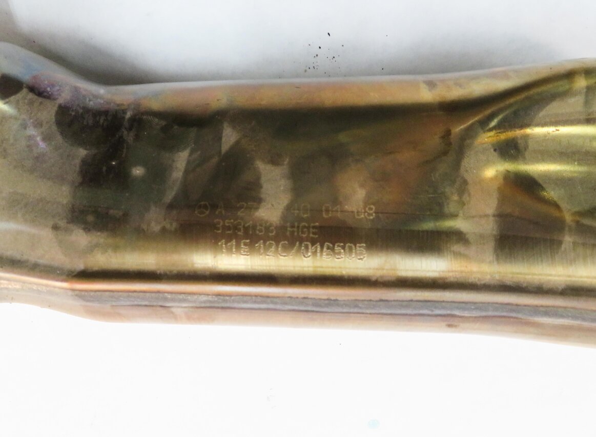 Thumbnail 7: 2012 MERCEDES S550 (W221) 4.6L TURBO LEFT TURBOCHARGER MANIFOLD EXHAUST PIPE