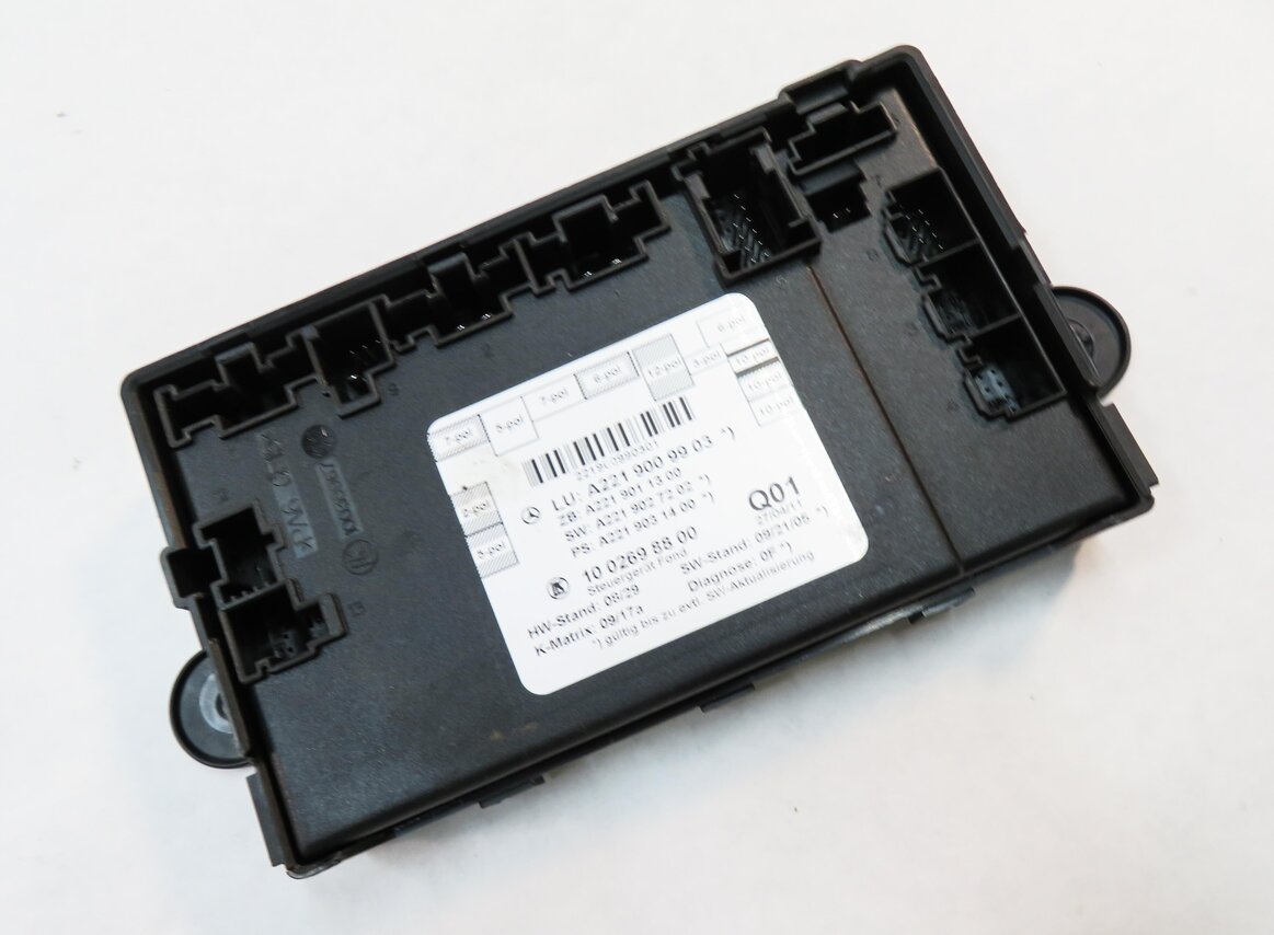 2012 MERCEDES S550 (W221) LEFT REAR DOOR CONTROL MODULE