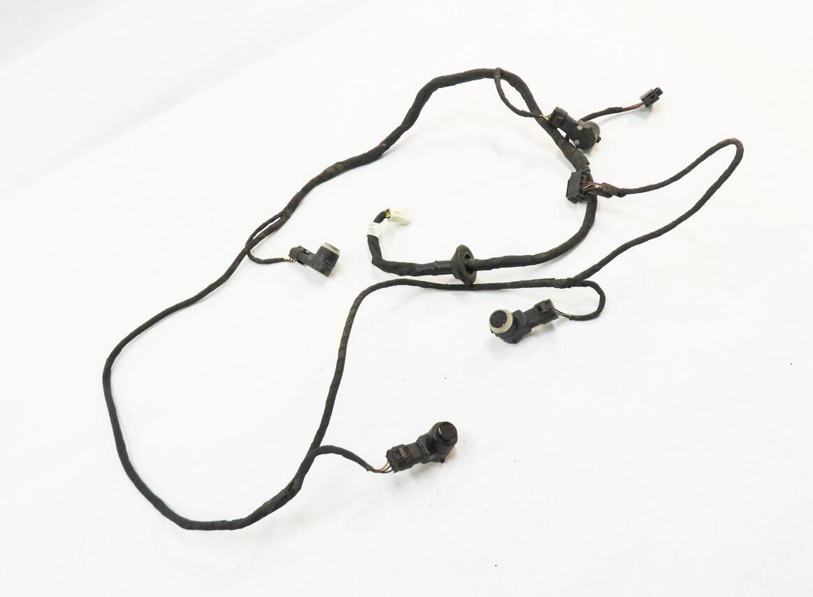 2012 MERCEDES S550 (W221) REAR PDC PARK DISTANCE SENSOR SET w/ HARNESS (BLACK)