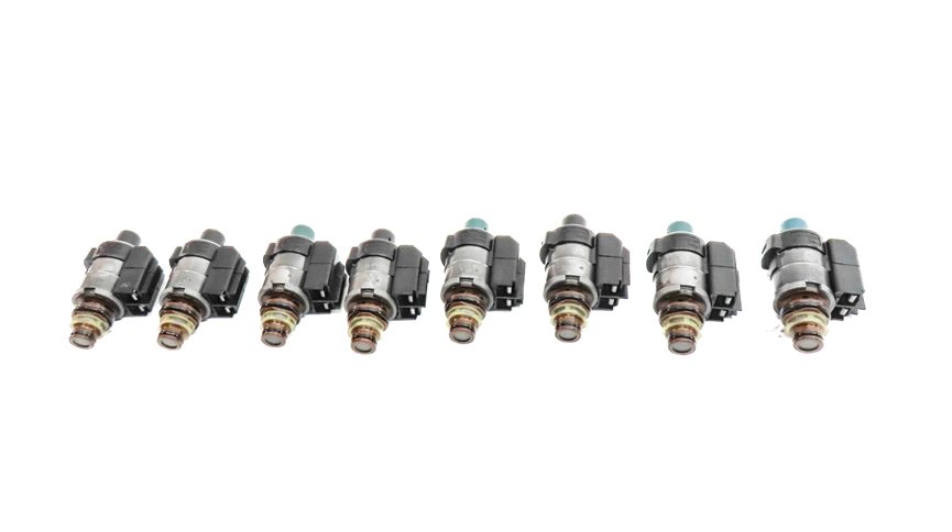 Thumbnail 2: 04-18 MERCEDES C CL E GL G ML S SLK 722.9 TRANSMISSION VALVE BODY SOLENOID SET-8