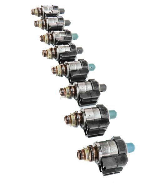 Thumbnail 3: 04-18 MERCEDES C CL E GL G ML S SLK 722.9 TRANSMISSION VALVE BODY SOLENOID SET-8