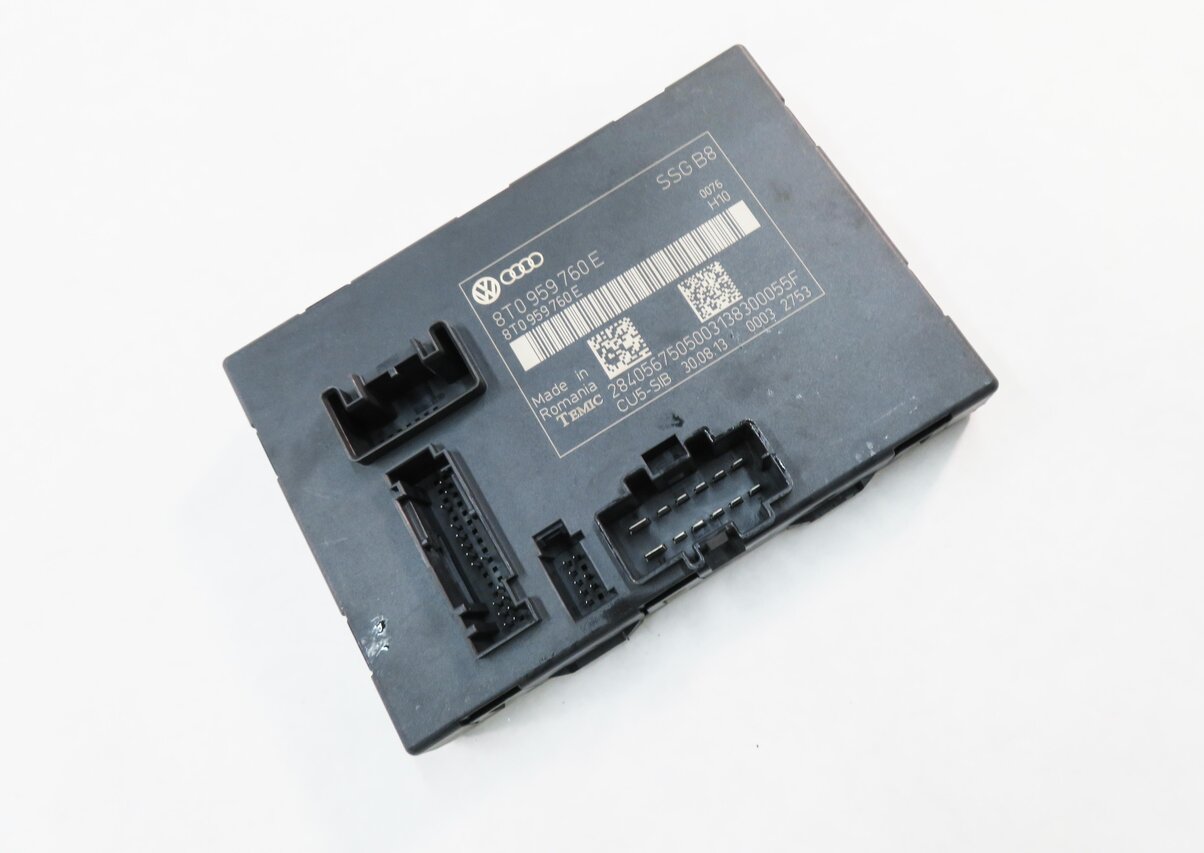 2010-2017 AUDI A5 (B8 8T) FRONT MEMORY SEAT CONTROL MODULE (NON SPORT SEAT)