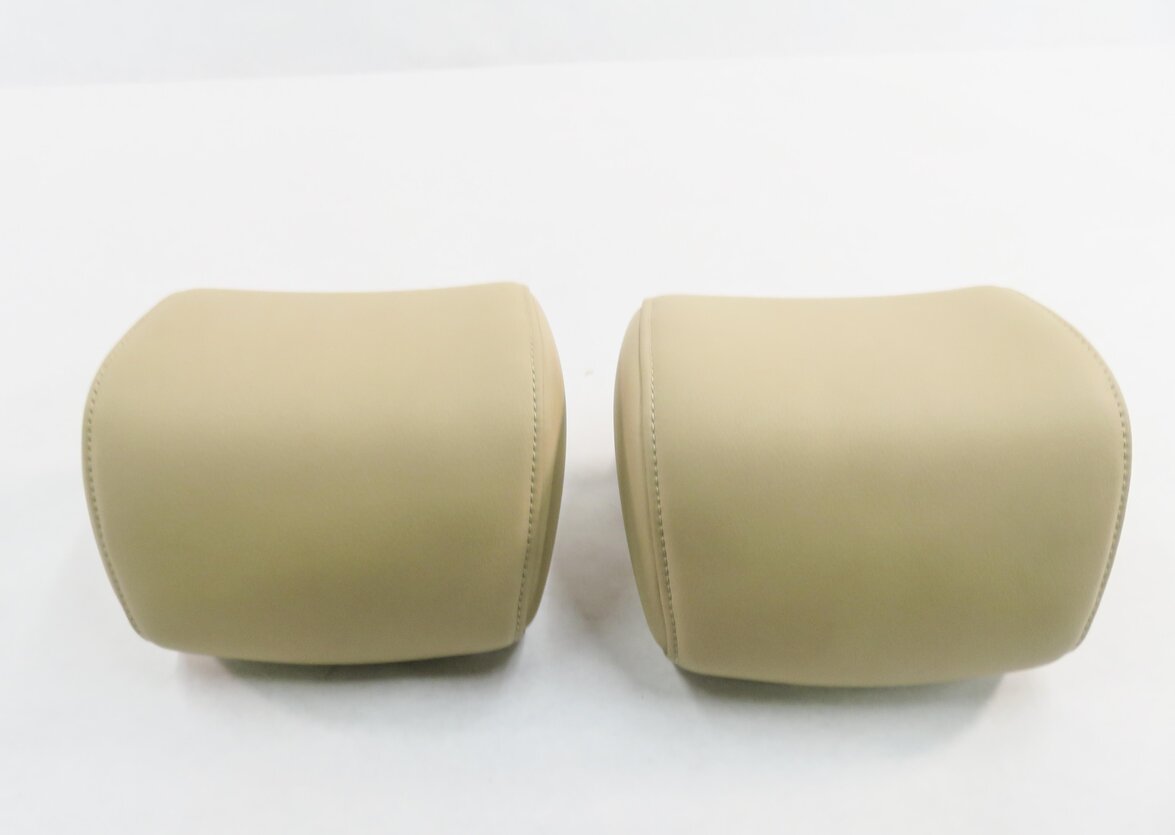 Thumbnail 5: 2014 AUDI A5 (B8 8T) REAR SEAT - LEFT & RIGHT HEADREST SET-2 (VELVET BEIGE ID)
