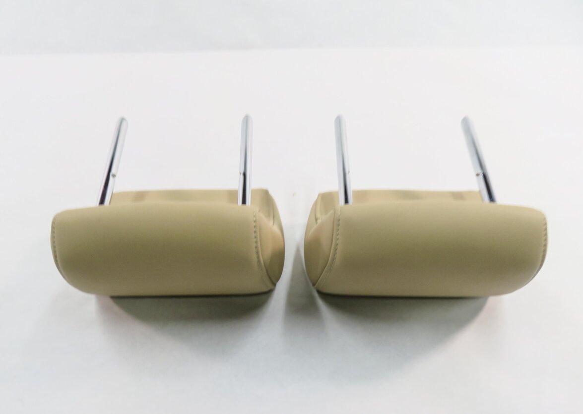 Thumbnail 6: 2014 AUDI A5 (B8 8T) REAR SEAT - LEFT & RIGHT HEADREST SET-2 (VELVET BEIGE ID)