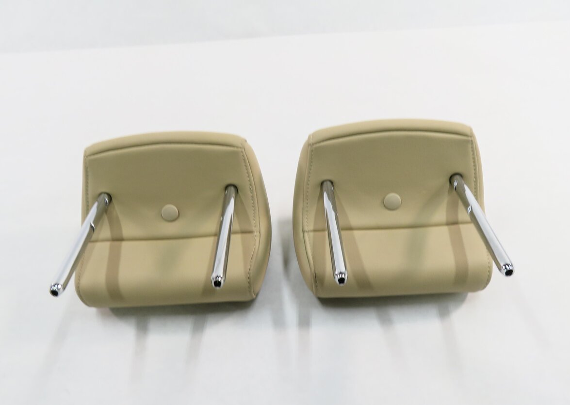 Thumbnail 7: 2014 AUDI A5 (B8 8T) REAR SEAT - LEFT & RIGHT HEADREST SET-2 (VELVET BEIGE ID)