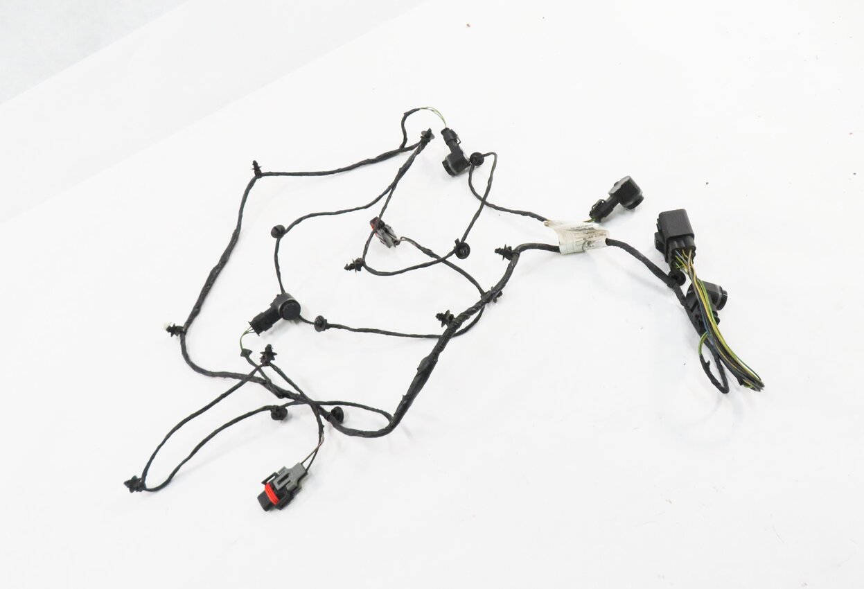 2010 RANGE ROVER (L322) FRONT PDC PARK DISTANCE SENSOR SET w/ HARNESS (BLUE 796)