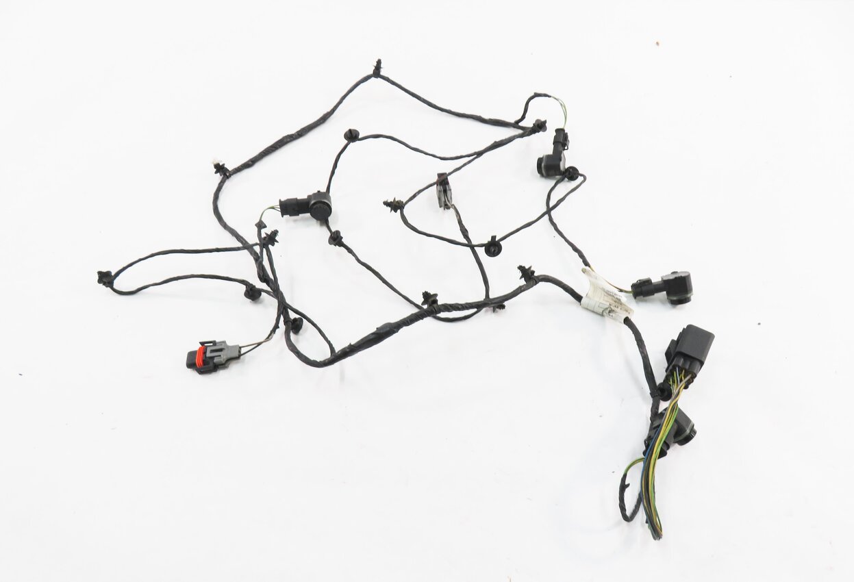 Thumbnail 2: 2010 RANGE ROVER (L322) FRONT PDC PARK DISTANCE SENSOR SET w/ HARNESS (BLUE 796)