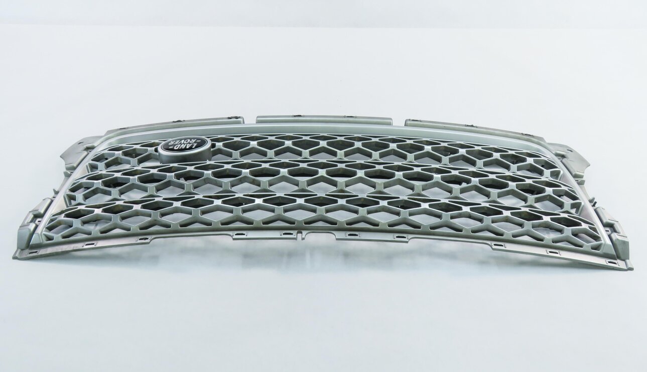 Thumbnail 4: 2010-2012 RANGE ROVER (L322) FRONT HOOD LID AIR VENT GRILLE (GRAY & SILVER)