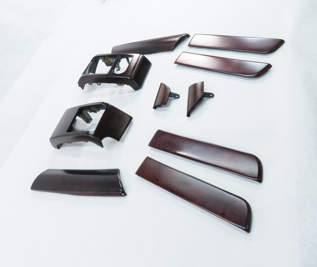 Thumbnail 12: 2010 RANGE ROVER (L322) DASH DOOR CONSOLE WOOD GRAIN TRIM PANEL SET-10
