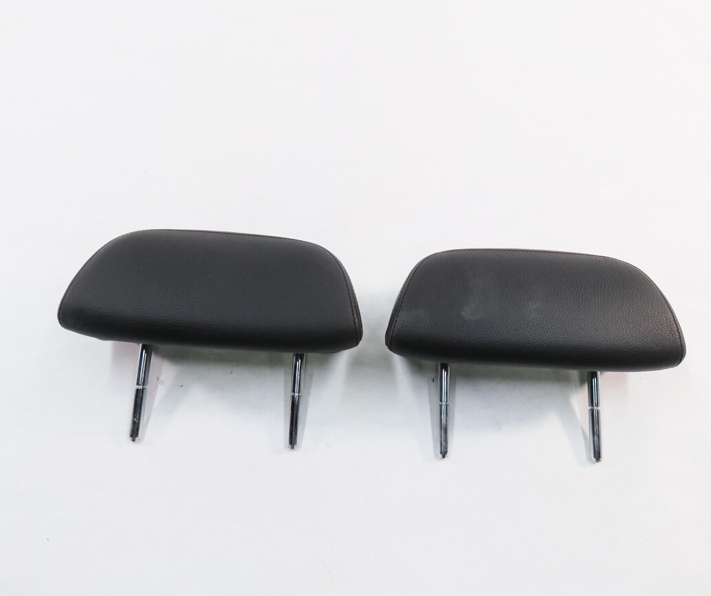 Thumbnail 2: 2008 BMW M6 ///M (E63) REAR LEFT & RIGHT SEAT HEADREST SET (BLACK LEATHER)