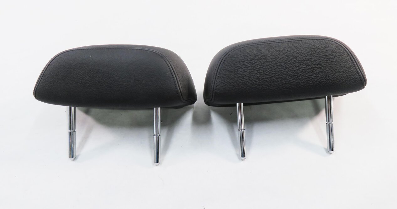 Thumbnail 7: 2008 BMW M6 ///M (E63) REAR LEFT & RIGHT SEAT HEADREST SET (BLACK LEATHER)