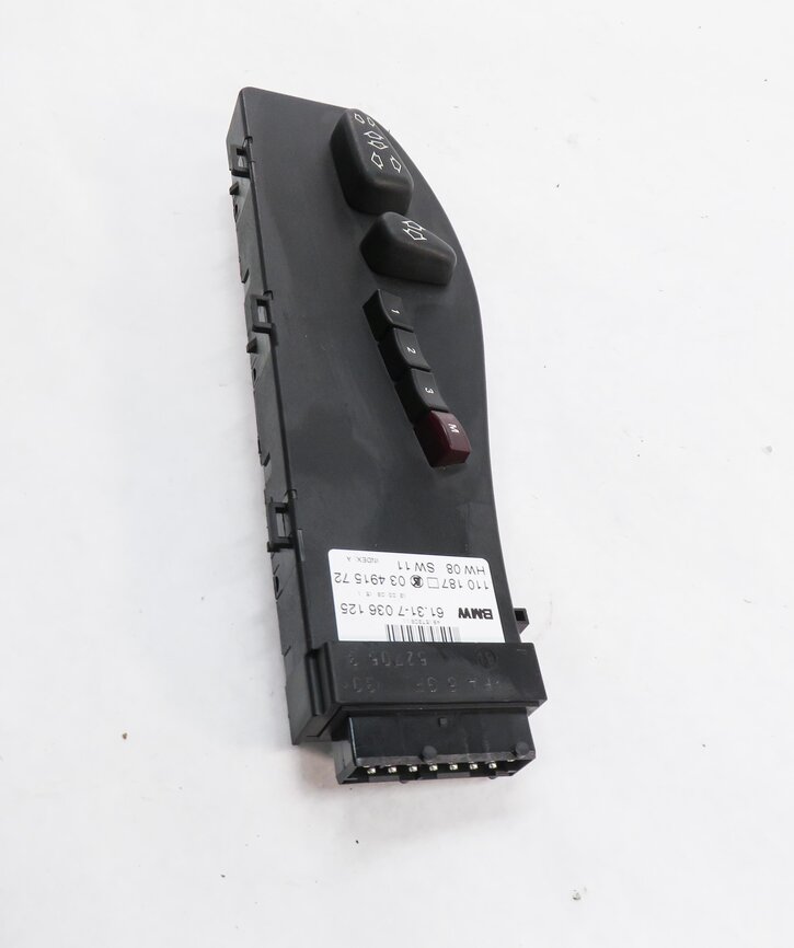 Thumbnail 2: 2008 BMW M6 ///M (E63) LEFT FRONT DRIVER MEMORY SEAT ADJUSTMENT SWITCH