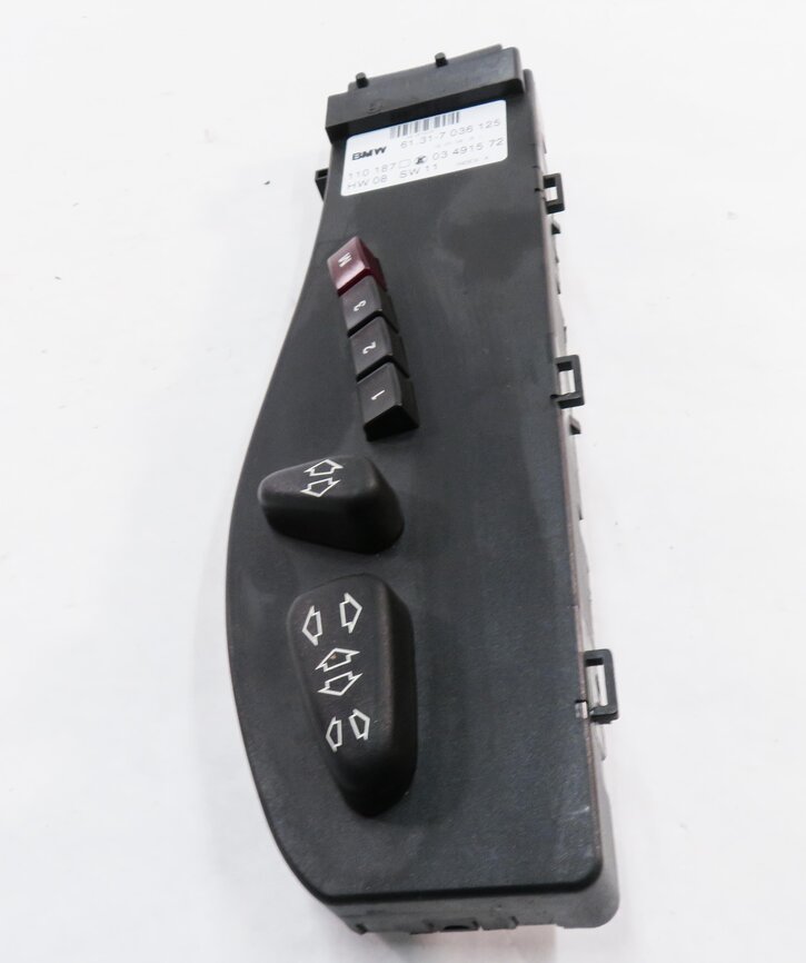 Thumbnail 3: 2008 BMW M6 ///M (E63) LEFT FRONT DRIVER MEMORY SEAT ADJUSTMENT SWITCH