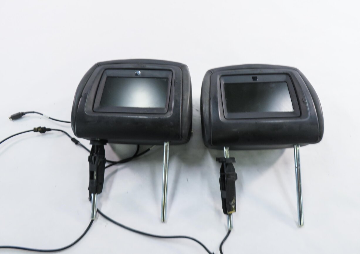 Thumbnail 4: 2006-2012 RANGE ROVER SPORT (L320 L322) FRONT HEADREST SET-2 TV SCREEN (BLACK)