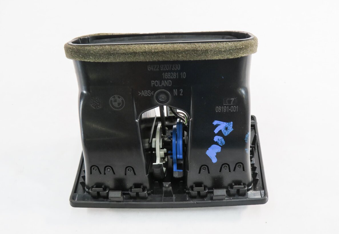 Thumbnail 6: 2013 BMW ACTIVEHYBRD-3 (F30) REAR CENTER CONSOLE HEATER A/C AIR VENT (BLACK)