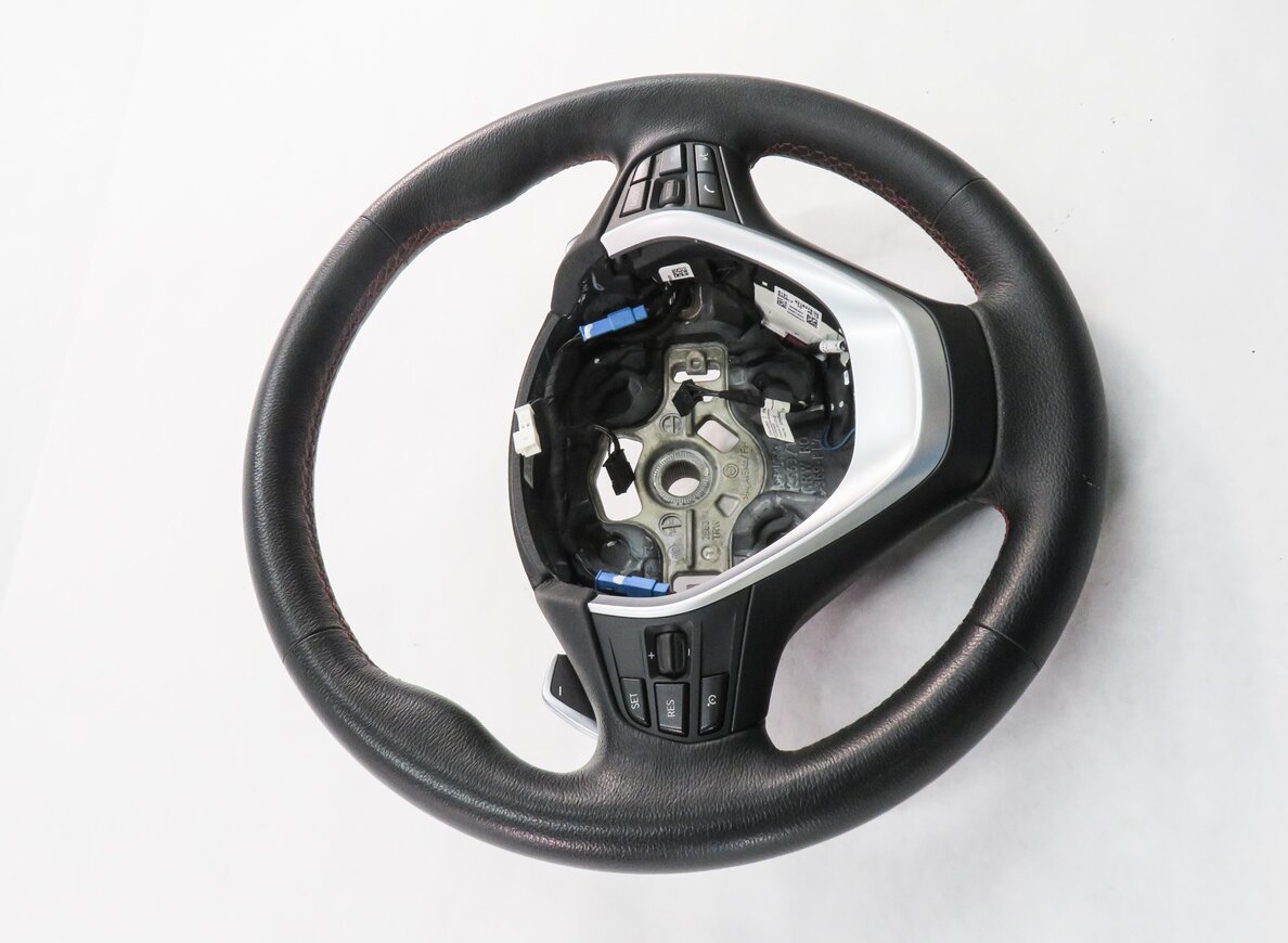 Thumbnail 5: 13-18 BMW 328i 330i 335i M3 430i 435i (F30 F32) SPORT STEERING WHEEL w/ PADDLES