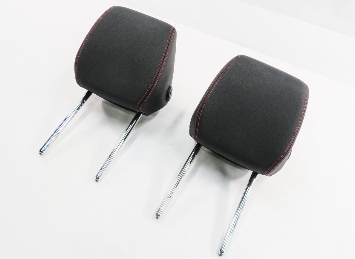 Thumbnail 1: 2013 BMW ACTIVEHYBRD-3 (F30) FRONT LEFT & RIGHT SEAT HEADREST SET-2 (BLACK LCL3)