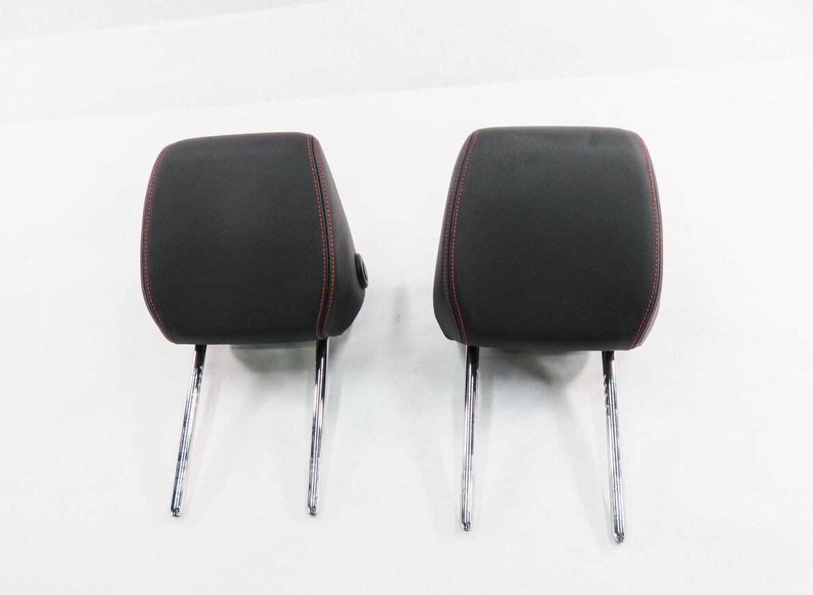 Thumbnail 2: 2013 BMW ACTIVEHYBRD-3 (F30) FRONT LEFT & RIGHT SEAT HEADREST SET-2 (BLACK LCL3)