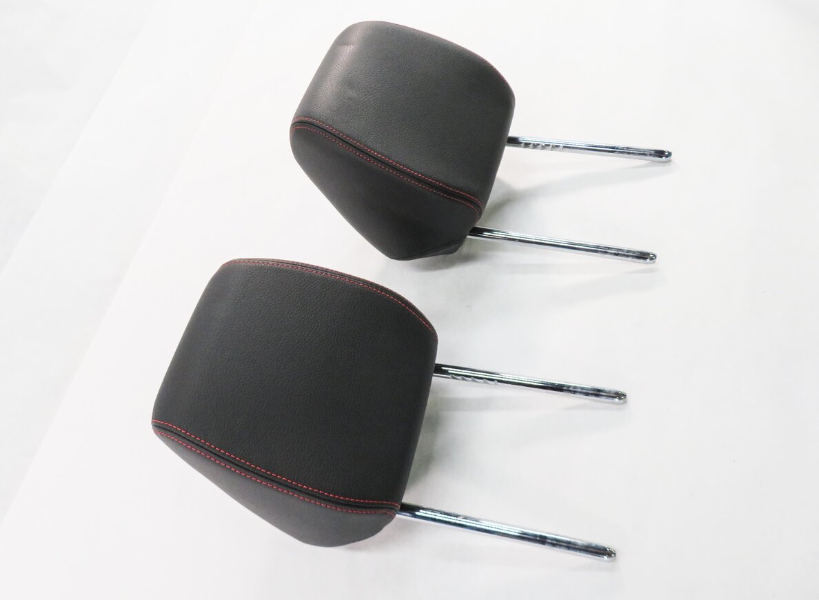 Thumbnail 4: 2013 BMW ACTIVEHYBRD-3 (F30) FRONT LEFT & RIGHT SEAT HEADREST SET-2 (BLACK LCL3)