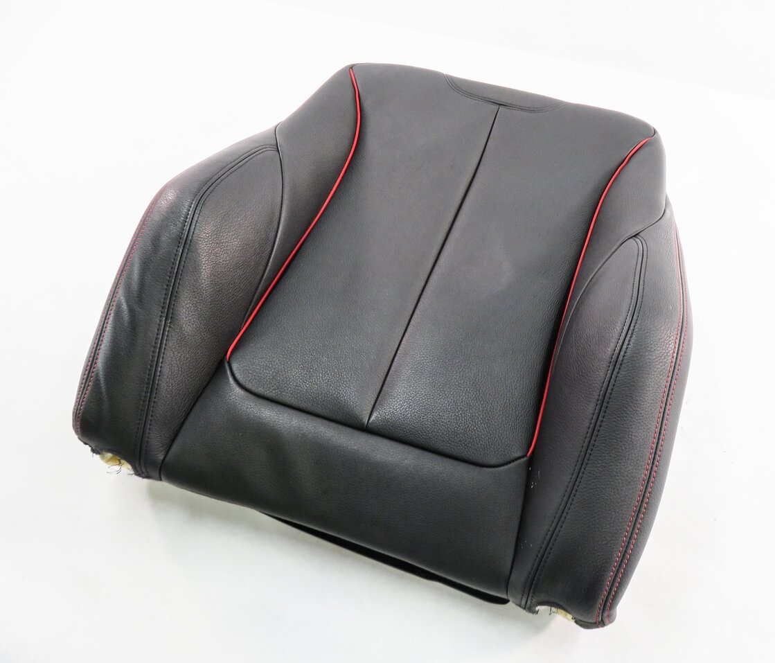 13 BMW ACTIVEHYBRD-3 (F30) PASSENGER UPPER TOP HEATED SPORT SEAT CUSHION (BLACK)