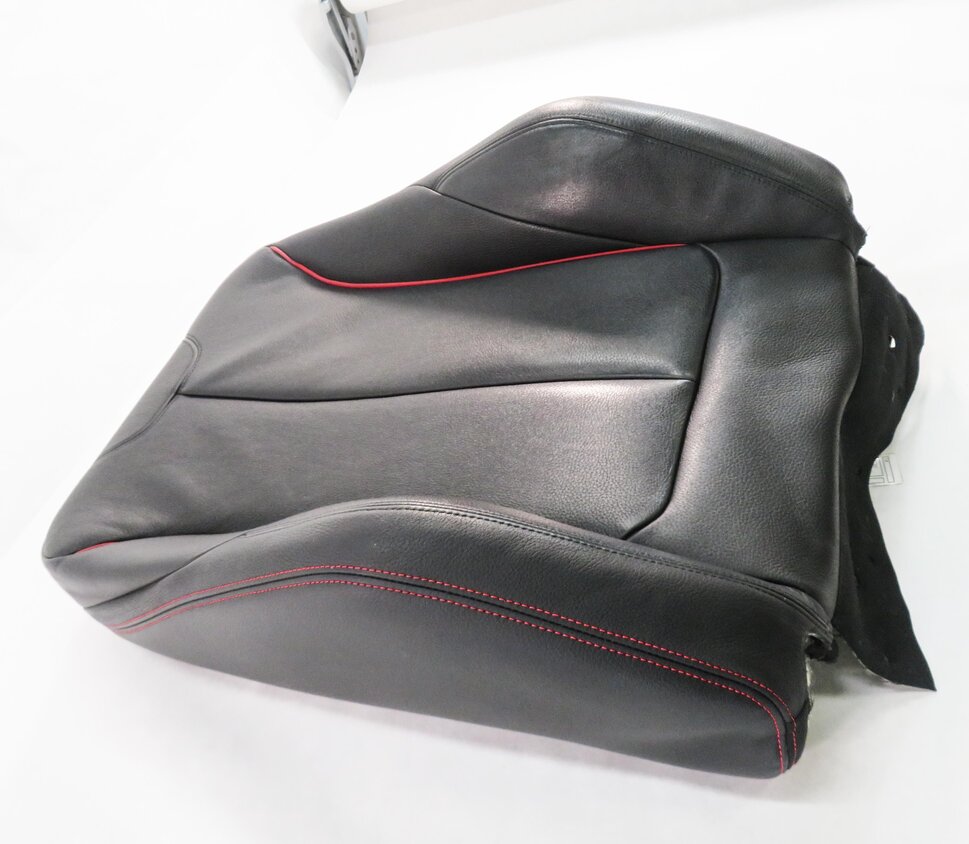 Thumbnail 4: 2013 BMW ACTIVEHYBRD-3 (F30) DRIVER UPPER TOP HEATED SPORT SEAT CUSHION (BLACK)