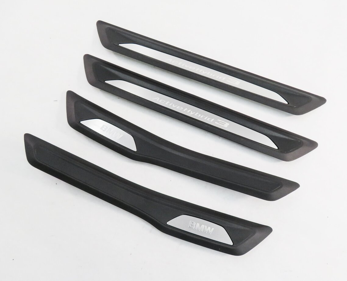 Thumbnail 1: 2013 BMW ACTIVEHYBRD-3 (F30) FRONT & REAR DOOR SILL SCUFF PANEL TRIM SET