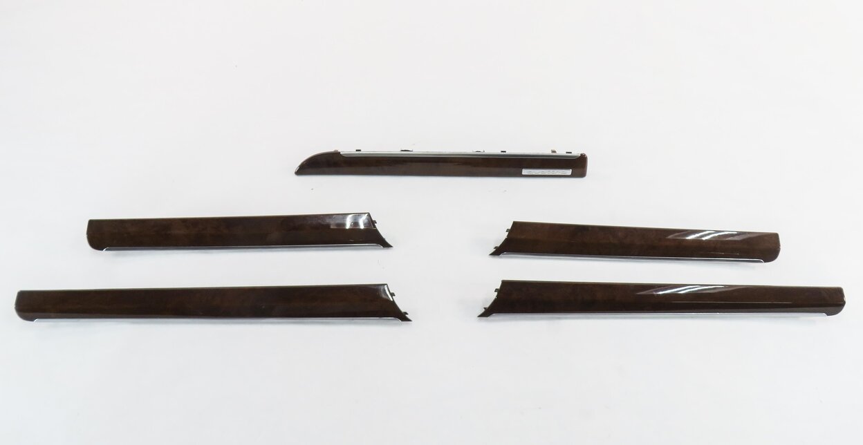 2011 AUDI Q7 (4L) DASH & DOOR TRIM PANEL SET (WALNUT WOOD)