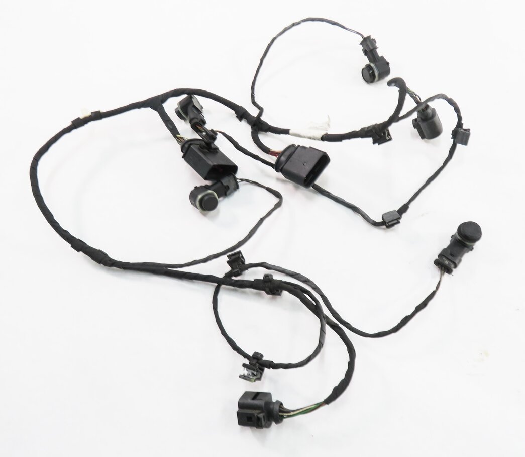 Thumbnail 2: 2011 AUDI Q7 (4L) REAR PDC PARK DISTANCE SENSOR SET w/ HARNESS (GRAPHITE GRAY)