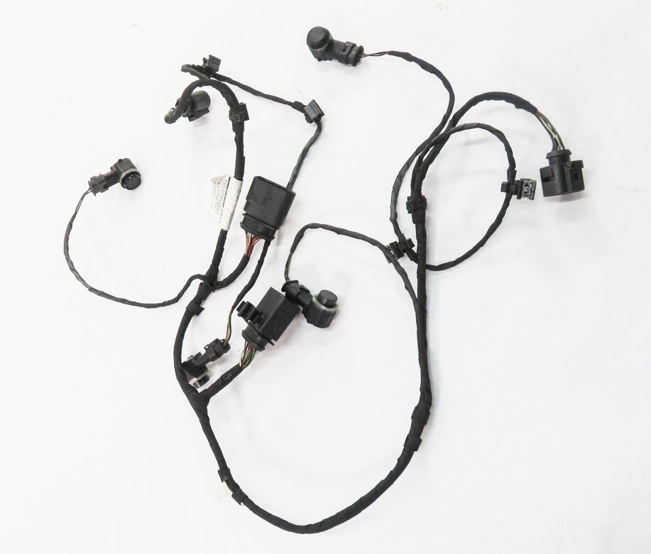 Thumbnail 3: 2011 AUDI Q7 (4L) REAR PDC PARK DISTANCE SENSOR SET w/ HARNESS (GRAPHITE GRAY)