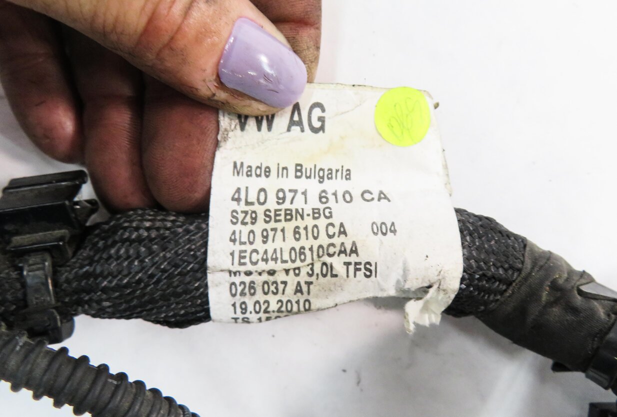 Thumbnail 12: 2011 AUDI Q7 (4L) 3.0L CJWC SUPERCHARGED ENGINE WIRE WIRING HARNESS LOOM