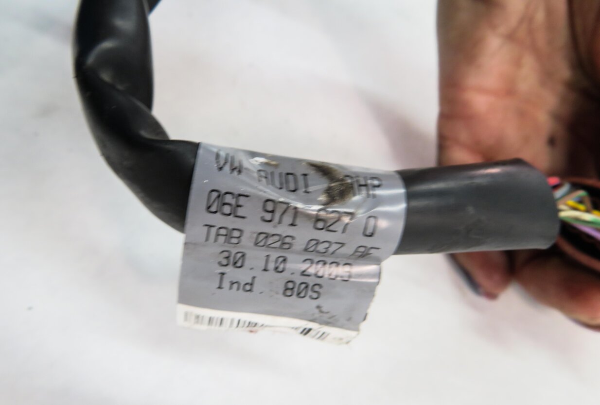 Thumbnail 9: 2011 AUDI Q7 (4L) 3.0L CJWC SUPERCHARGED ENGINE WIRE WIRING HARNESS LOOM
