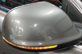 Thumbnail 2: 2010-2012 AUDI Q7 (4L) RIGHT P-FOLD AUTODIM MEMORY DOOR MIRROR (GRAPHITE GRAY)