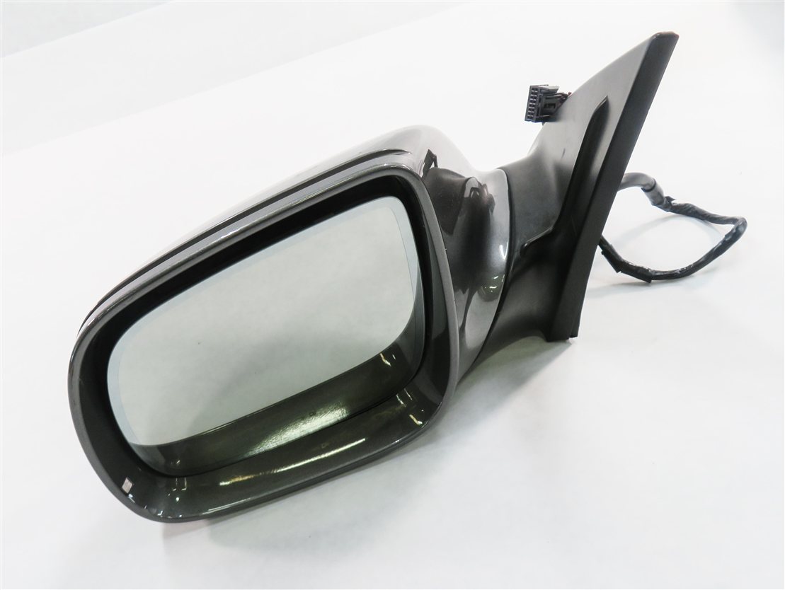10-12 AUDI Q7 (4L) LEFT DRIVER P-FOLD AUTODIM MEMORY DOOR MIRROR Graphite Gray