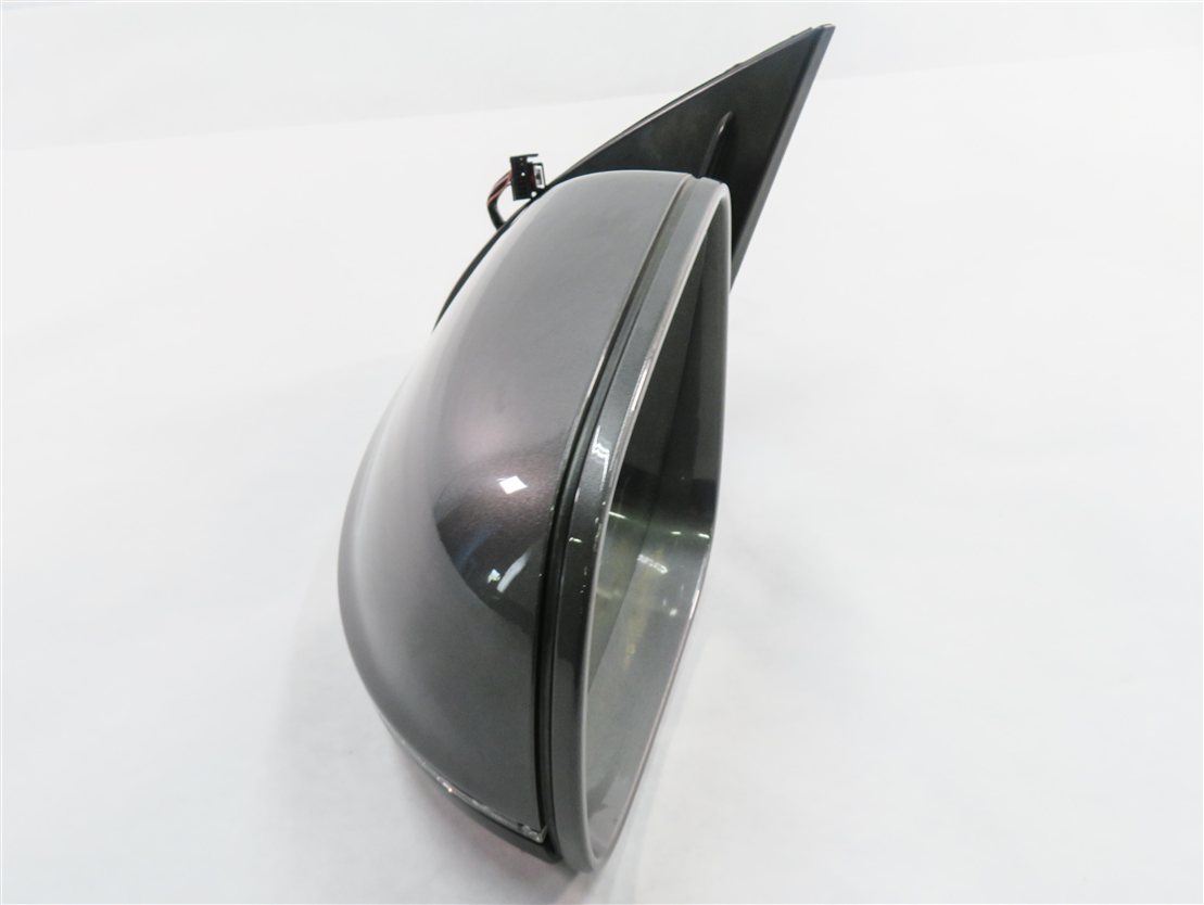 Thumbnail 5: 10-12 AUDI Q7 (4L) LEFT DRIVER P-FOLD AUTODIM MEMORY DOOR MIRROR Graphite Gray