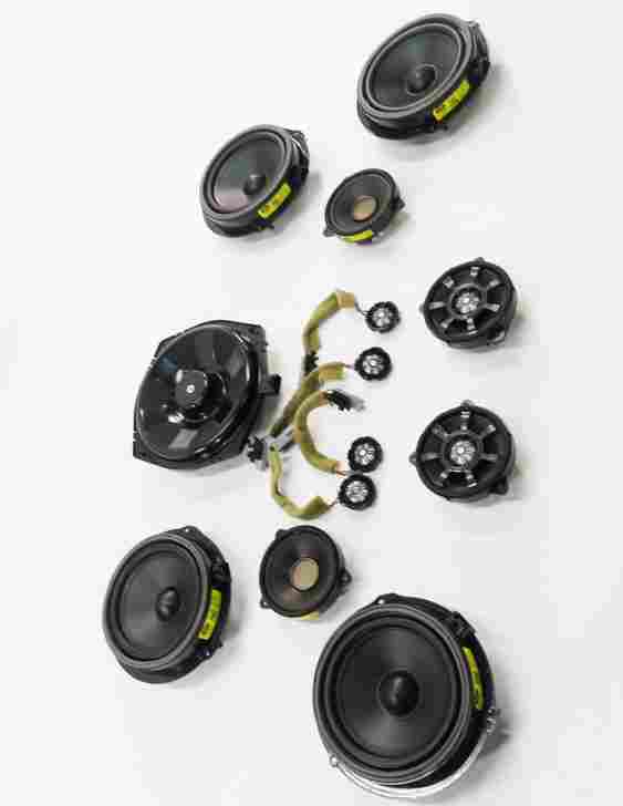 Thumbnail 2: 2012 RANGE ROVER EVOQUE (L538) HARMAN AUDIO SUB SUBWOOFER TWEETER SPEAKER SET-13