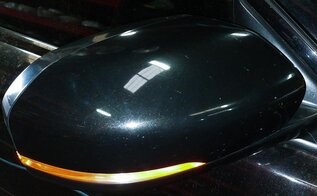 Thumbnail 2: 2012-2013 RANGE ROVER EVOQUE (L538) RIGHT FRONT BLIND SPOT CAMERA MIRROR (BLACK)