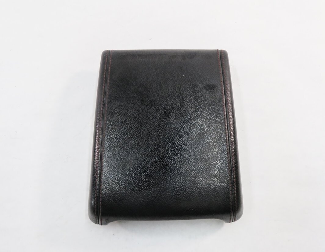 Thumbnail 2: 12-15 RANGE ROVER EVOQUE (L538) FRONT CENTER CONSOLE ARM REST LID (BLACK & RED)