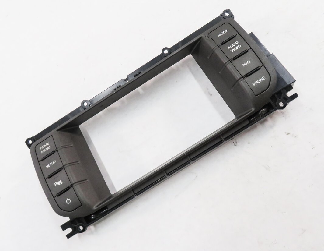 Thumbnail 1: 12-15 RANGE ROVER EVOQUE (L538) RADIO STEREO NAVIGATION SWITCH PANEL SCREEN TRIM