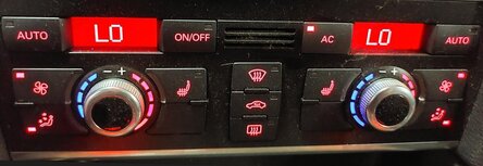 Thumbnail 2: 2012 AUDI Q7 (4L) FRONT HEATER A/C TEMPERATURE CLIMATE CONTROL (HEATED SEATS)