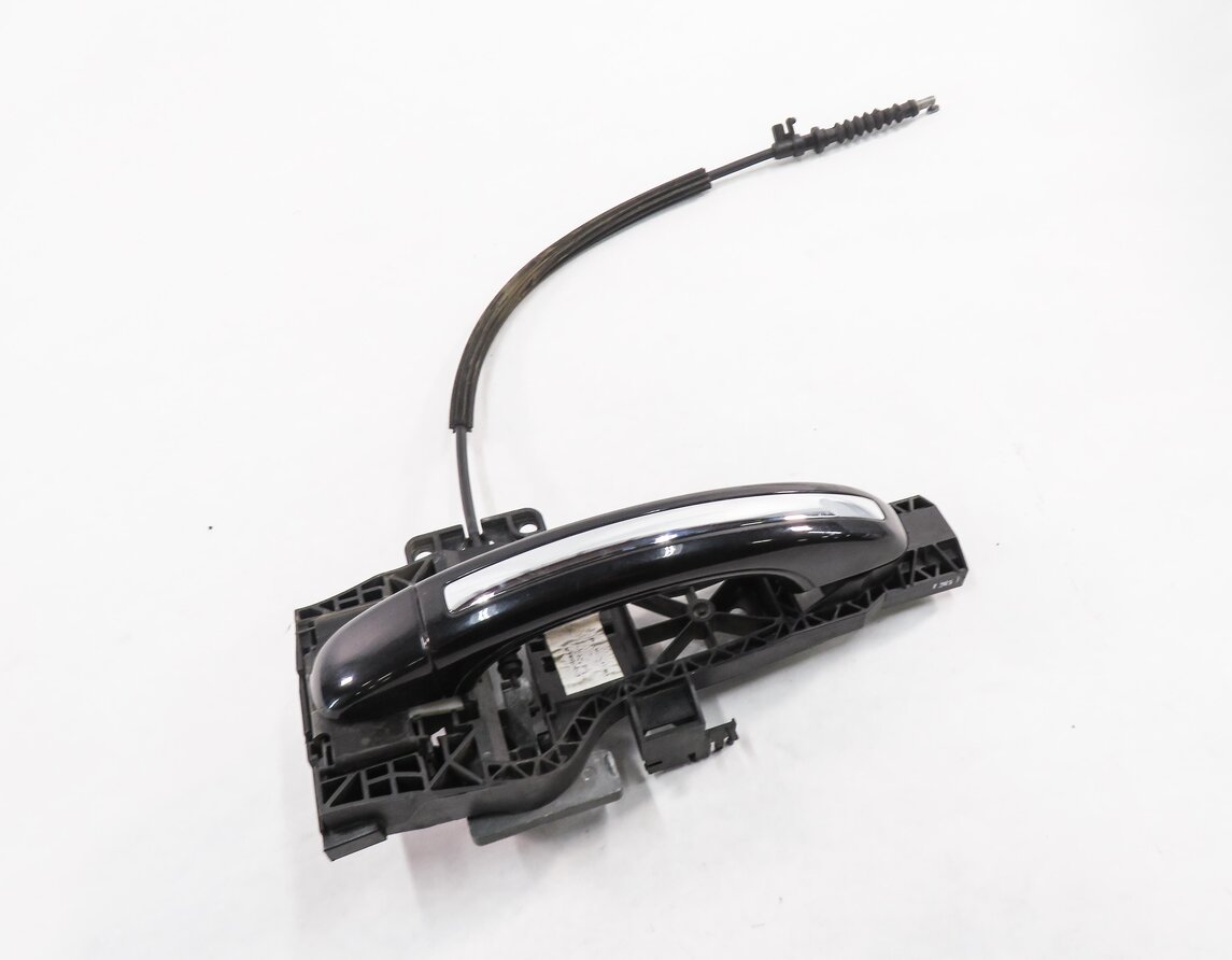 2007-2015 AUDI Q7 (4L) LEFT REAR KEYLESS ENTRY DOOR HANDLE (ORCA BLACK)