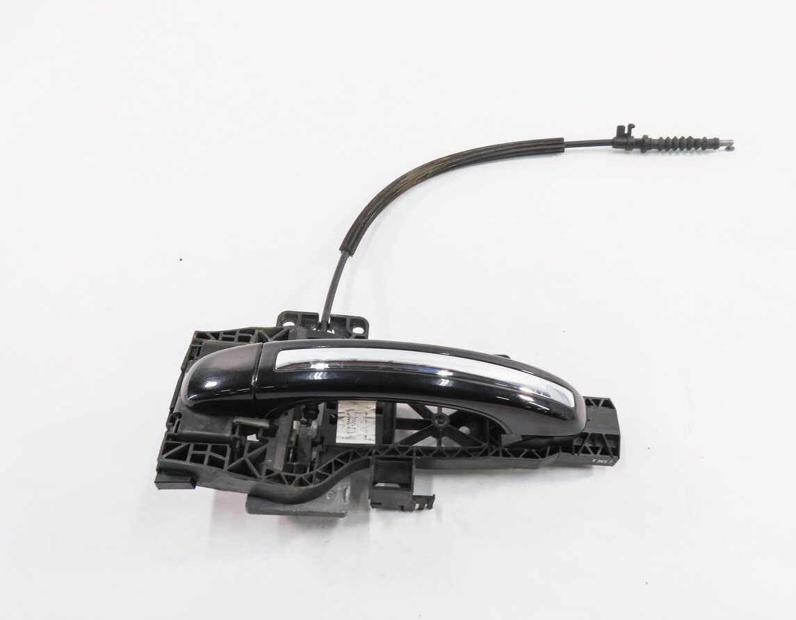 Thumbnail 2: 2007-2015 AUDI Q7 (4L) LEFT REAR KEYLESS ENTRY DOOR HANDLE (ORCA BLACK)