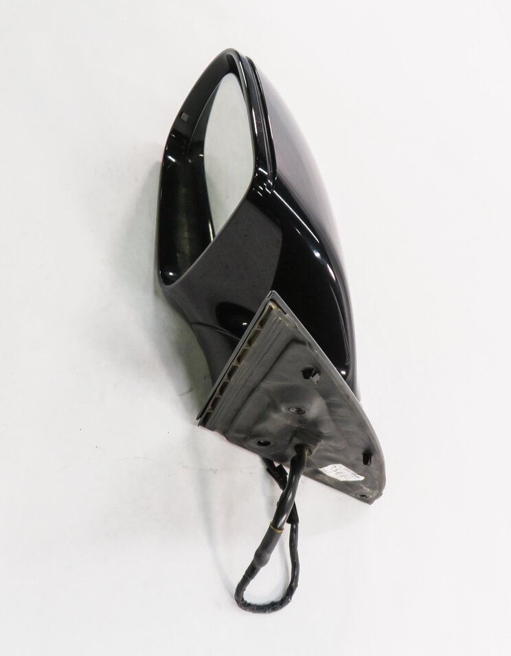 Thumbnail 4: 2010-2012 AUDI Q7 (4L) LEFT P-FOLD AUTODIM MEMORY DOOR MIRROR (ORCA BLACK 2T)